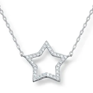 Sølvsmykke sparkling star