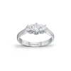 3-stens diamantring 0,50 ct.