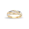 Tofarget diamantring 0,05 ct.