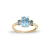 Topas ring – triplett