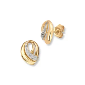 Diamant øredobber 0,01 ct.