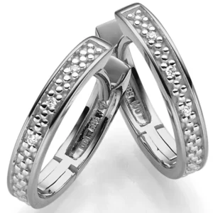 Diamantøreringer 0,02 ct.