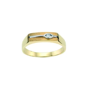 Diamantring 0,03 ct.