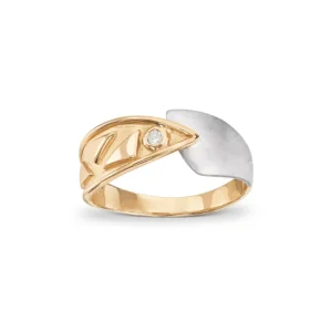 Diamantring 0,04 ct.