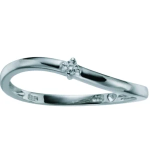 Diamantring 0,03ct.