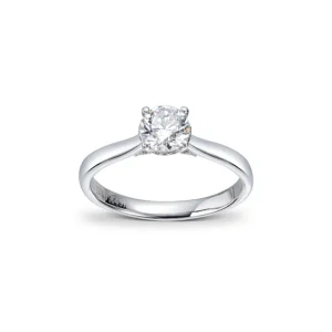 Diamantring «hidden halo» 0,80 ct.