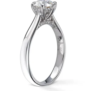 Diamantring «hidden halo» 0,55ct.