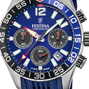 Festina chronograph blå