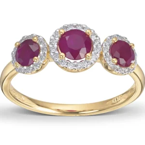 3 stens rubin ring